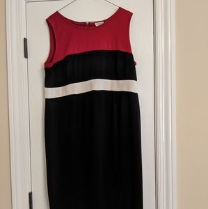 Color block maternity dress xl